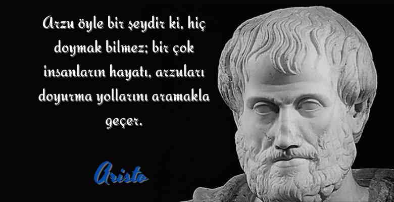 Aristoteles resimli Sözleri
