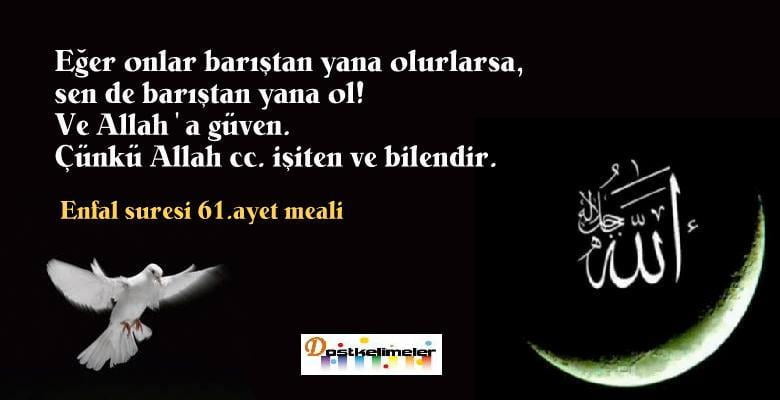 Barış ile ilgili ayetler resimli