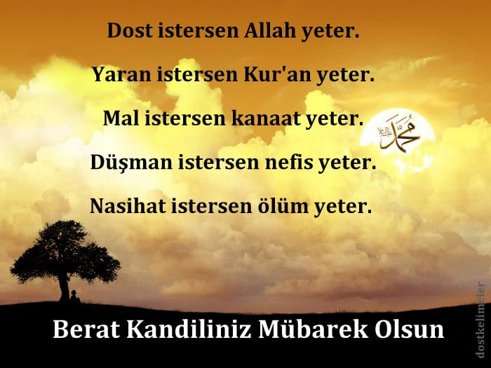 Beraat Kandiliniz Mübarek Olsun
