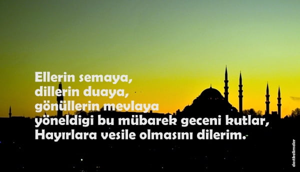 Berat kandili mesajları resimli 2025