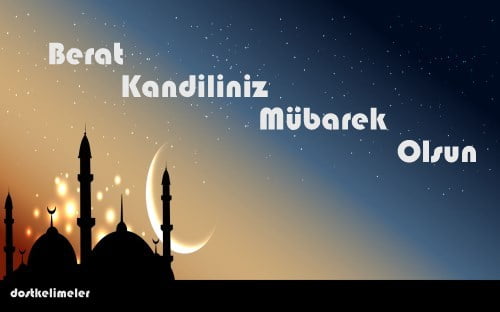Berat kandili mesajları resimli 2025