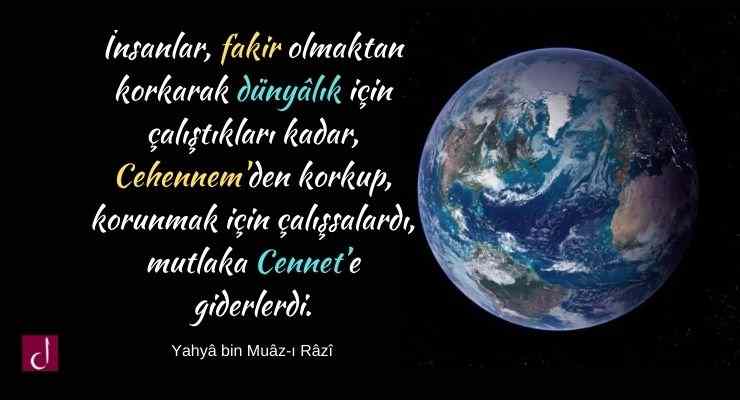 Dünya ile ilgili resimli sözler