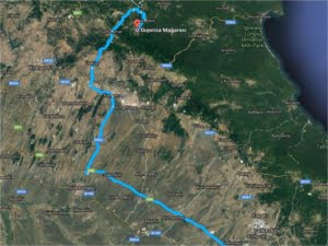 Dupnisa mağarasına yolculuğumuz 1 Dupnisa magarasi yol haritasi
