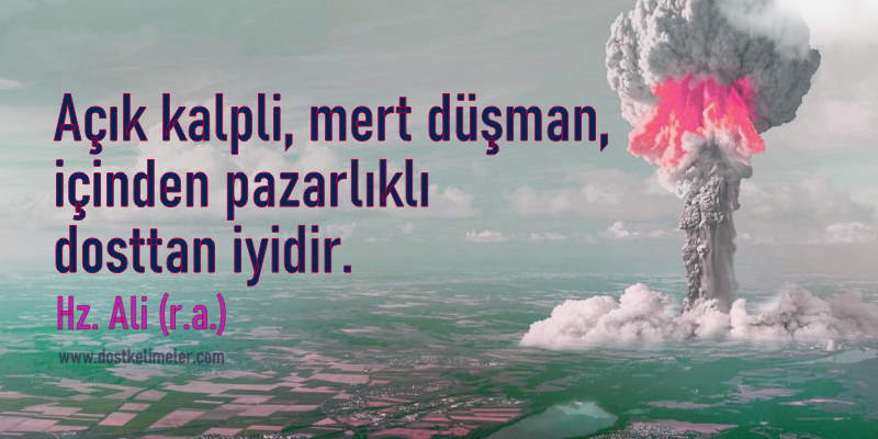 Düşman ile ilgili resimli sözler