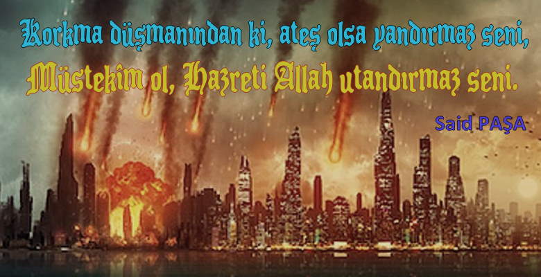 Düşmanla ilgili resimli sözler