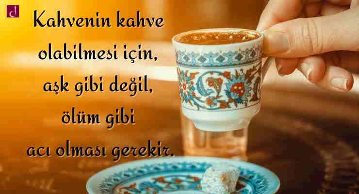Kahve resimli sözler