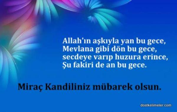 En Güzel Resimli Miraç Kandili Mesajları 2025 12 Miraç Kandiliniz mübarek olsun