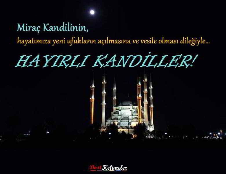 En Güzel Resimli Miraç Kandili Mesajları 2025 2 Miraç gecesi Kutlama Mesajları
