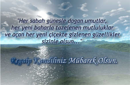 Regaip kandili ile ilgili ayetler1