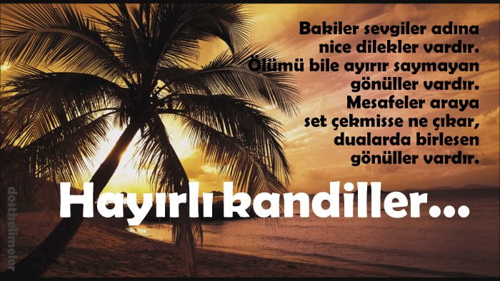 Resimli Berat Kandili Mesajlarımız