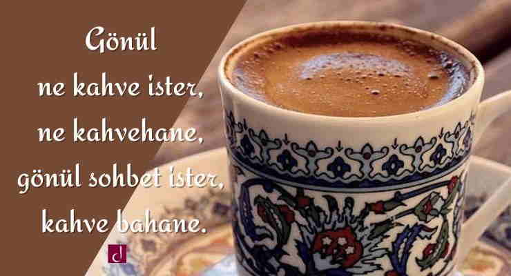 Resimli Kahve sözleri