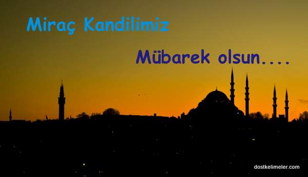 En Güzel Resimli Miraç Kandili Mesajları 2025 6 Resimli Miraç Kandili Mesajlarımız