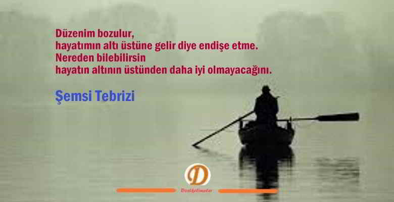 Şemsi Tebrizi resimli sözleri