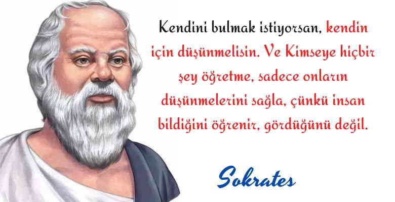 Sokrates resimli Sözleri