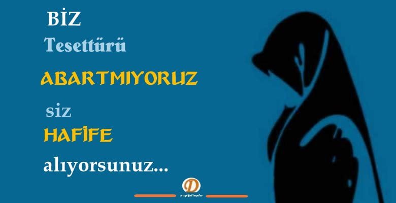 Başörtüsü ile ilgili Sözler 2 Tesettür ile ilgili resimli sözler