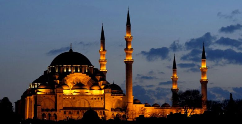 Süleymaniye Camii Resimleri akşam