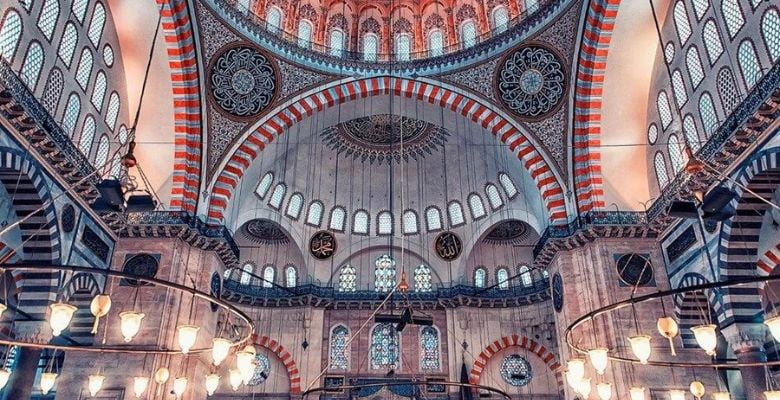 Süleymaniye Camii Resimleri içi resmi
