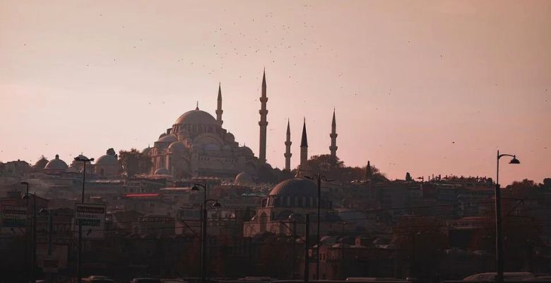 Süleymaniye Camii Resimleri köprüden