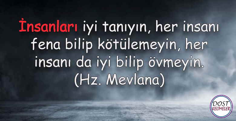 mevlanadan ibretlik sozler