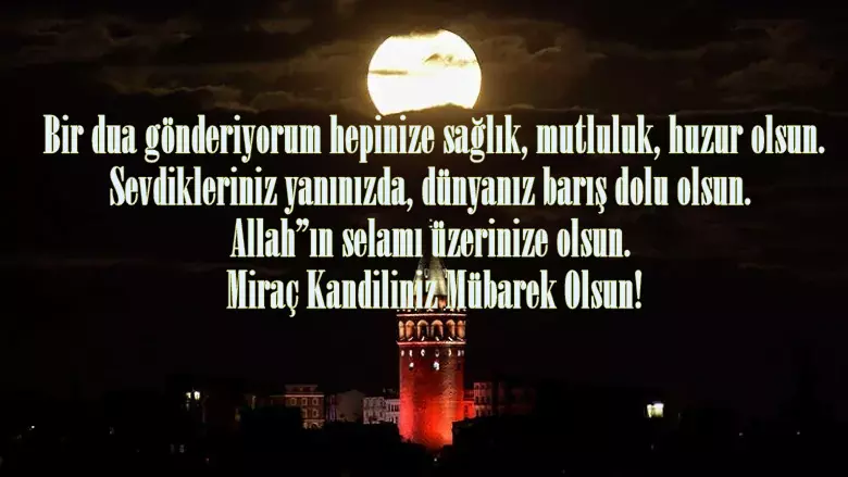 Miraç Kandili Mesajları Resimli 2022 5 miraç kandili mesajı arkadasa