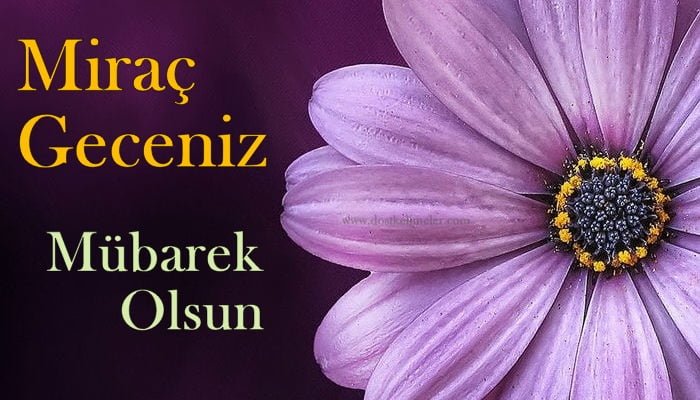 miraç kandili mesajı yeni