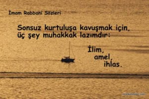 resimli İmam Rabbani sözleri