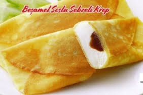 Beşamel Soslu Sebzeli Krep