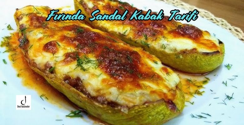 Fırında Sandal Kabak Tarifi