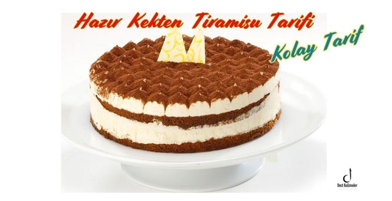 Hazır Kekten Kolay Tiramisu Tarifi