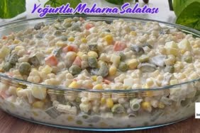 Yoğurtlu Makarna Salatası